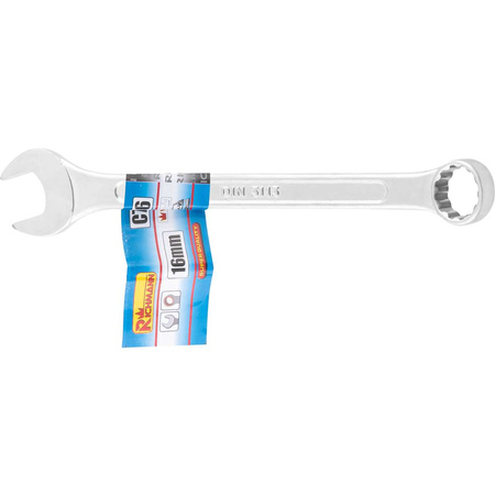 KLUCZ PŁ-OCZ. POLER. GŁÓWKA 16MM C.V.