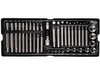 WKŁAD - ZESTAW BITÓW IMBUS H4-H14,TORX T20-T70 I NAS. TORX E4-E24,S2 55 ELEM. + TACKA C1101