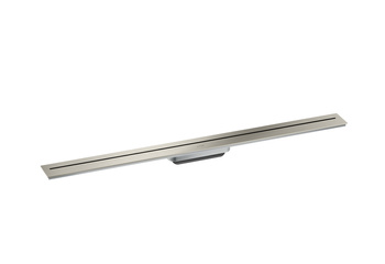 AX Drain Element zewnętrzny odpływu liniowego 1000, montaż przyścienny, Stal Szlachetna Szczotkowana