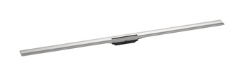 HG RainDrain Flex Element zewnętrzny odpływu liniowego 1600 z możliwością przycięcia, montaż przyścienny, Stal Szlachetna Szczotkowana