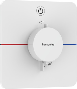 HG ShowerSelect Comfort Q Bateria termostatyczna do 1 odbiornika, podtynkowa, Biały Matowy