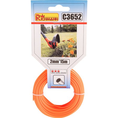 ŻYŁKA DO KOS. OKRĄGŁA 2,0/15M