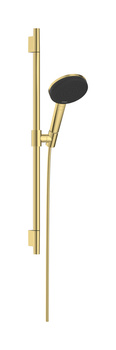 HG Raindance Alive Select S Zestaw prysznicowy 125 3jet EcoSmart z drążkiem Unica S Puro 65 cm, Złoty Optyczny Polerowany