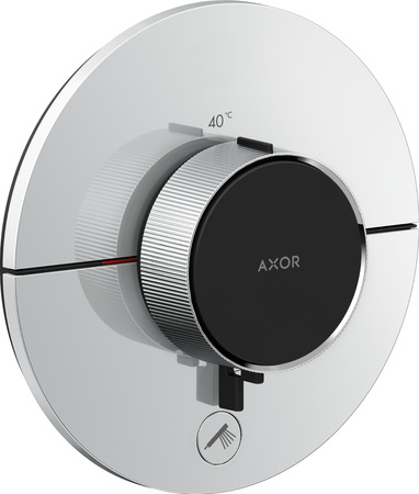 AX ShowerSelect ID Bateria termostatyczna HighFlow do 1 odbiornika z dodatkowym wyjściem, okrągła, podtynkowa, Chrom