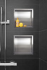 WALL-BOX ONE - Półka wnękowa INOX 30x30x7 cm