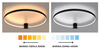 Żyrandol RIO 55 czarny LED 4000K