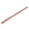 Listwa spadkowa podłogowa czołowa 130 cm miedziana