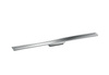 AX Drain Element zewnętrzny odpływu liniowego 1000, montaż przyścienny, Chrom