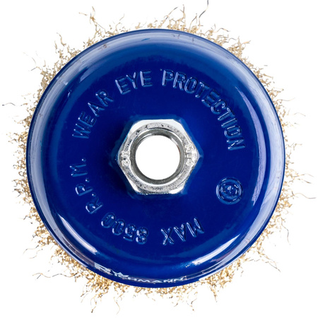 SZCZOTKA DO SZLIF. DOCZOŁOWA 100 MM MOSIĄDZOWANA