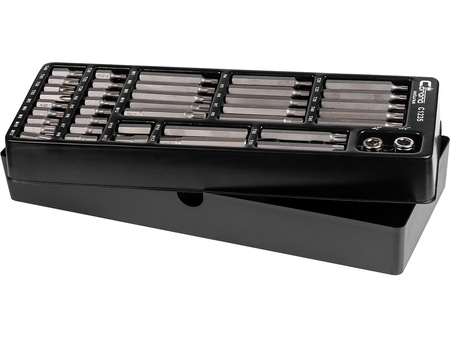 WKŁAD - ZESTAW BITÓW IMBUS,TORX I SPLINE 40 ELEM. + TACKA C1101