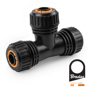 BLACK LINE Trójnik do połączenia węża 3/4"