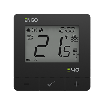 Programowany, Internetowy regulator temperatury, natynkowy, bateryjny, ZigBee/868MHz