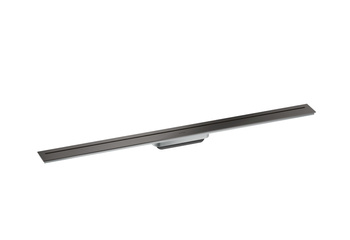 AX Drain Element zewnętrzny odpływu liniowego 1000, montaż odsunięty od ściany, Czarny Chrom Szczotkowany