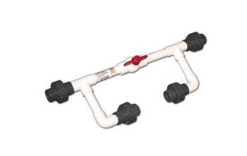 Zestaw przyłączeniowy do inżektora GZ 1/2" , z wyjściami GW 1/2"