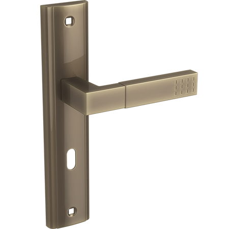 PRIMA klamka na szyldzie długim na klucz