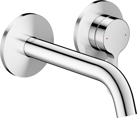 AX One Jednouchwytowa bateria umywalkowa z wylewką 160 mm, ścienna, podtynkowa, Chrom