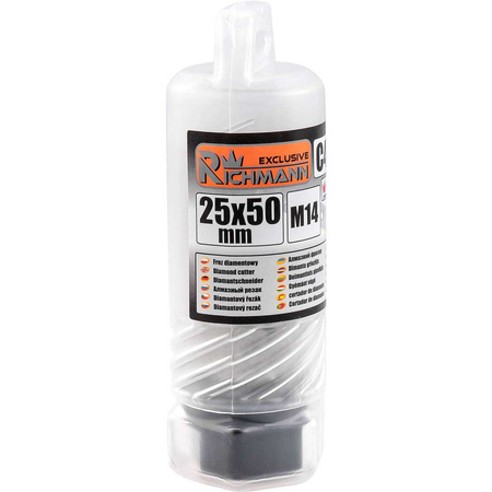 FREZ DIAMENTOWY 25x50MM M14