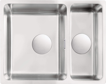 Zlewozmywak stalowy 1.5-komorowy podwieszany stal stal ZPE 050C