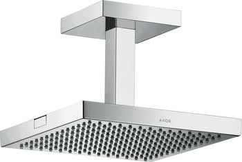 AX ShowerSolutions Głowica prysznicowa 240/240 1jet z przyłączem sufitowym, Chrom