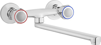 Bateria kuchenna ścienna obrotowa chrom Teno BON 080D