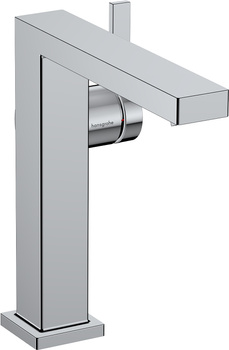 HG Tecturis E Jednouchwytowa bateria umywalkowa 150 Fine CoolStart z kompletem odpływowym Push-Open, Chrom