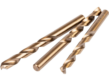 WIERTŁA DO METALU KOBALTOWE 1-10 MM 19 ELEM. PLASTIKOWE PUDEŁKO