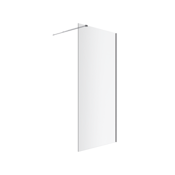 EXCELLENT Vidoq walk-in ścianka prysznicowa prosta 100x200 cm, powłoka Clean Control, chrom chrom KAEX.1506.1000.LP.CR