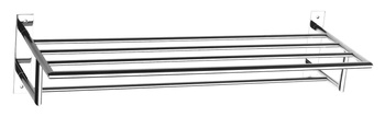 GRACE półka na ręcznik podwójna, chrom