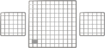 Kratka maskująca do odpływu punktowego z wlotem skrzynkowym APR6, stal nierdzewna AISI 316L
