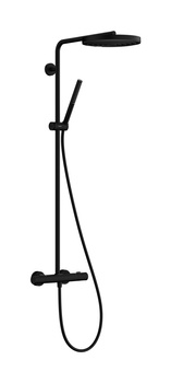 HG Pulsify S Puro Komplet prysznicowy 260 1 jet z Ecostat Fine, Czarny Matowy