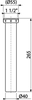 Rura z nakrętką 6/4"