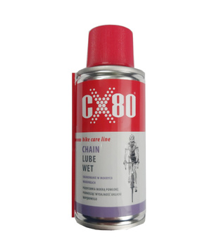 CX80 BIKE CHAIN LUBE WET 150ml – Mokry smar do łańcucha w sprayu