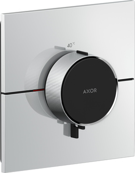 AX ShowerSelect ID Bateria termostatyczna HighFlow, kwadratowa, podtynkowa, Chrom