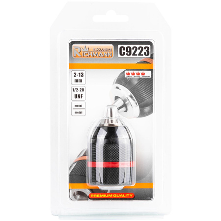 UCHWYT WIERTARSKI SAMOZACISK 2-13 MM 1/2-20UNF METAL/METAL