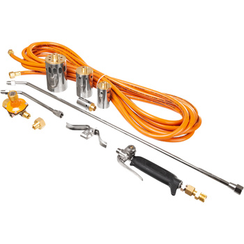 PALNIK ZESTAW 20/38/50/63MM, 200/700 MM, PRZEWÓD 10 M, REDUKTOR, ALUMINIOWA WALIZKA