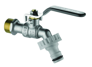 Zawór kulowy czerpalny ogrodowy z adapterami - 3/4" chrom VFA 252L