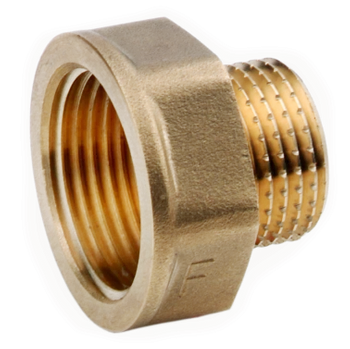 Redukcja mosiężna 3-4"x1-2" GW-GZ żółta