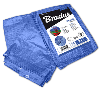 Plandeka wzmacniana BLUE 6 x 10m, 60g