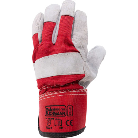 RĘKAWICE ROBOCZE SKÓRA BYDLĘCA ROZM. 10,5' (SLI-7203)