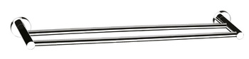 GRACE wieszak na ręcznik podwójny 45cm, chrom