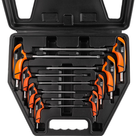 KLUCZE TORX UCHWYT "T"  T15-T50 8 ELEM.
