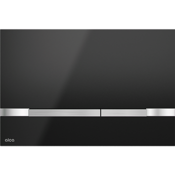 Przycisk sterujący do systemów podtynkowych, stal nierdzewna-czarny połysk