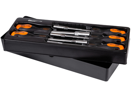 WKŁAD - WKRĘTAKI NASADOWE 6-13 MM 5 ELEM. + TACKA C1101