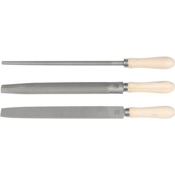 PILNIKI 3 ELEM. DO DREWNA 250 MM NR 2 Z RĄCZKAMI