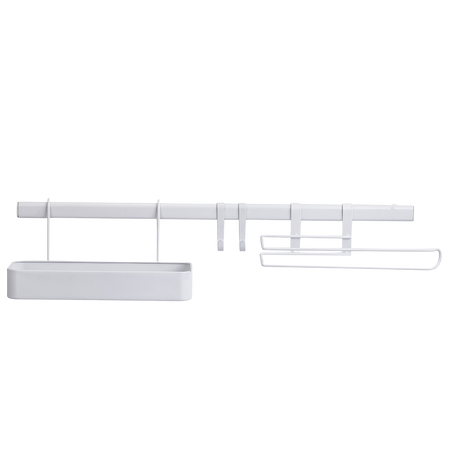 Zestaw półka, reling, uchwyt na ręcznik, 2 haczyki