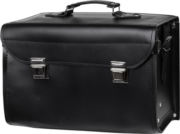 TORBA NARZ. UCHYLNA 415x270x180 MM SKÓRA NATURALNA, KLAMRA