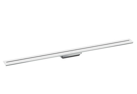AX Drain Element zewnętrzny odpływu liniowego 1200, montaż przyścienny, Biały Matowy
