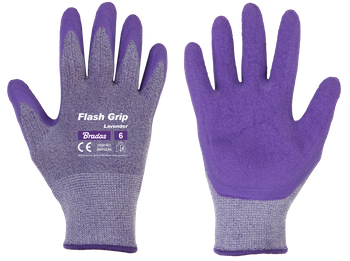 Rękawice ochronne FLASH GRIP LAVENDER, rozmiar 7