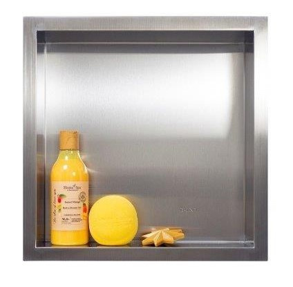 WALL-BOX ONE - Półka wnękowa INOX 30x30x10 cm
