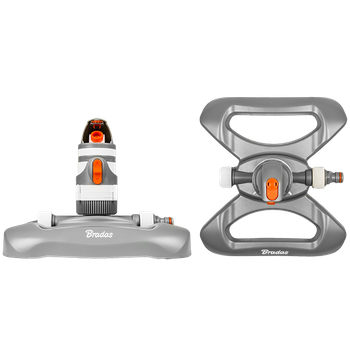 WHITE LINE Zraszacz obrotowy 2-funkcyjny na podstawie